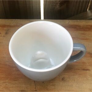 Creature Cups Blue & White Shark Inside Coffee Cup Size 11oz